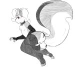  2010 anus big_ass chipmunk furry girly male solo squirrel tail testicles zajice zajice_(artist) 