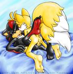   anal fakerface_(artist) furry gay male miles_&quot;tails&quot;_prower shadow_the_hedgehog shails  