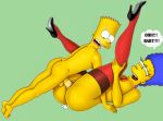  bart_simpson incest marge_simpson mother_and_son the_simpsons yellow_skin 