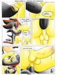  anal doujin fakerface_(artist) foreskin fox hedgehog miles_&quot;tails&quot;_prower multiple_tails oral shadow_the_hedgehog shails sonic_team tail uncut 