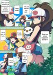  bee-j1 black_(pokemon) high_res highres makoto_daikichi oshawott pokemon pokemon_(game) pokemon_bw touko_(pokemon) touya_(pokemon) translated white_(pokemon) 