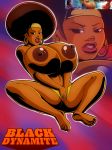  big_breasts black_dynamite breasts dark-skinned_female dark_skin demonroyal_(artist) honeybee nipples topless 