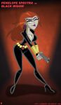 avengers black_widow black_widow_(cosplay) coonfoot cosplay crossover danny_phantom gun halloween marvel natasha_romanoff penelope_spectra weapon
