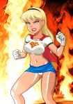 dc dc_comics dtms female linda_danvers navel solo supergirl