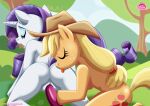  applejack applejack_(mlp) bbmbbf equestria_untamed friendship_is_magic hasbro my_little_pony palcomix pony rarity rarity_(mlp) 
