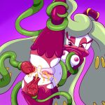  1girl after_vaginal ambiguous_fluids anal anal_penetration anal_sex breasts female female_pokemon green_hair lonbluewolf long_hair nude one_leg_up plant pokemon pussy restrained sex tentacle_around_leg tentacle_sex tentacles tentacles_around_ankles tsareena vines 