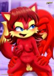  bbmbbf fiona_fox knuckles_the_echidna mobius_unleashed palcomix red_fur sega sonic_(series) 