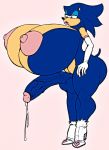    ass big_ass big_breasts breast_expansion breasts busty clothes color erect_nipples female half_naked hips huge_breasts hyper large_breasts nipples open_mouth rule_63 sega solo sonic_the_hedgehog standing torn_clothes transformation transgender wide_hips 