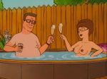 breasts champagne hank_hill hot_tub king_of_the_hill mole_(artist) nude peggy_hill 