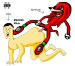  3pac artist_name character_name directional_arrow furry human knuckles_the_echidna open_mouth sonic_(series) tagme text toes 