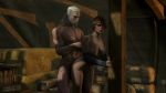  16:9_aspect_ratio 3d animated cerys_an_craite from_behind geralt_of_rivia has_audio high_resolution sex the_witcher_(series) the_witcher_3:_wild_hunt video webm 