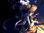  1girl duplicate halloween highres kagome_(traumatize) naked_cape original solo wallpaper witch 