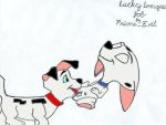  101_dalmatians animal_sex cadpig disney dog lucky white_background 