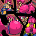  amy_rose checkered furry seikoseeley sonic_(series) sonic_team 