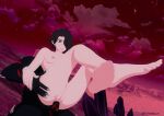 1boy 1girl anal cinder_fall feet grimm_(rwby) male necromalock official_style rwby sex soles toes