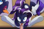 1boy 2_girls 2girls 69 69_position cum cumshot cumshot_in_mouth female/female female_unicorn friendship_is_magic horn looking_at_viewer male/female my_little_pony nightmare_rarity nude open_mouth oral penis_in_pussy pony pussy pussylicking rarity rarity_(mlp) selfcest sex tail unicorn vaginal vaginal_penetration vaginal_sex