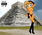  3pac_(artist) furry mexico sonic_(series) tikal_the_echidna topless 
