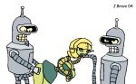  anglelyne angleyne bender_bending_rodriguez fembot flexo futurama j.bravo robot threesome 