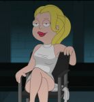  american_dad basic_instinct catherine_tramell francine_smith gif pussy tagme thighs 