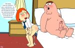 after_sex big_breasts cum_inside dialogue family_guy lois_griffin penis peter_griffin puffy_pussy uso_(artist) vaginal
