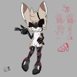 ameribear2 angryburgerarts boots_and_gloves_only combat_boots combat_gloves efficient_killer eyepatch null_(ameribear2) sonic_oc