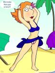 blushing breasts dialogue family_guy lois_griffin nude_female puffy_pussy red_anus uso_(artist)