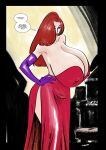 big_ass cosplay disney gigantic_breasts hourglass_figure jessica_rabbit onesheeparmy original_character red_hair tessa_theus who_framed_roger_rabbit