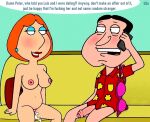 after_sex bottomless breasts cum cum_inside family_guy glenn_quagmire lois_griffin puffy_pussy uso_(artist)