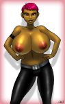 2011 batman_(series) batman_beyond big_breasts breasts dark-skinned_female dark_skin dc_comics dcau max_gibson wilko
