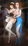  babette beauty_and_the_beast big_breasts breasts disney fifi_(beauty_and_the_beast) maid princess_belle stockings tagme 