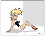 breasts cleavage female genderswap high_heels jenny_test johnny_test johnny_test_(character)