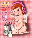  1girl breasts cooking_mama mama_(cooking_mama) nipples parody penis shadman 