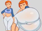  1girl 1girl 1girl ass ben_10 big_ass breasts cameltoe cartoon_network dat_ass eye_contact female_only fully_clothed gray_impact green_eyes gwen_tennyson huge_ass looking_at_viewer orange_hair pants pawg short_hair thick_thighs tight_clothing tight_pants wide_hips 