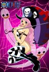 big_breasts breasts grimphantom grimphantom_(artist) long_hair one_piece perona pink_hair red_lipstick top_hat twin_tails
