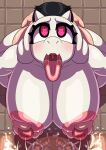 1girl anthro anthro_only big_breasts blush boss_monster breasts breasts_bigger_than_head caprine female_anthro female_focus floppy_ears furry furry_female furry_male furry_only gif goat goat_ears goat_girl goat_horns horns male male/female monster nipples nude toriel toto_draw undertale undertale_(series)