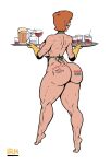  1girl alternate_breast_size apron ass back barefoot big_ass big_breasts body_writing breasts bubble_ass bubble_butt cartoon_network dat_ass dexter&#039;s_laboratory dexter&#039;s_mom drinks ear_piercing earrings feet female female_only ginger ginger_hair hips holding hourglass_figure huge_ass huge_breasts iranon large_ass light-skinned_female light_skin looking_away mature_female milf mostly_nude muscle_tone muscular muscular_female muscular_legs muscular_thighs naked_apron orange_hair pale-skinned_female pale_skin perky_breasts pierced_ears plate pose red_hair redhead serving serving_drink serving_platter serving_tray short_hair sideboob soles solo solo_female standing text thick_thighs thigh_gap thighs tiptoes toes toned toned_arms toned_back toned_body toned_female toned_legs voluptuous waitress watermark white_background wide_hips 