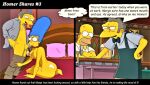 ass breasts cheating_wife cum erect_nipples fellatio homer_simpson marge_simpson moe_szyslak prostitution the_simpsons thighs thong