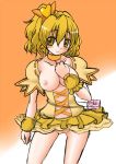  1girl breasts breasts_outside fresh_pretty_cure hisahiko inori_yamabuki looking_at_viewer nipples pretty_cure pussy smile solo 