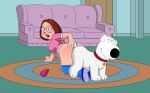 brian_griffin brunette canine family_guy knotted meg_griffin white_fur