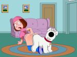 brian_griffin brunette canine dog family_guy knotted meg_griffin white_fur