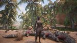  1girl african african_queen after_sex alligator big_breasts blood conan_exiles ebony huge_ass huge_breasts rampage skimpy strong ubulili voluptuous 