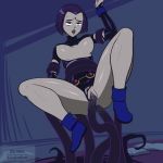  1girl anal anal_penetration anal_sex animated ankle_boots bouncing_breasts breasts dc dc_comics dcau double_penetration exposed_breasts female forehead_jewel gif half_demon leotard partially_clothed raven_(dc) short_hair superheroine suspenders tagme teen_titans tentacle_sex tentacles thrusting thrusting_into_ass thrusting_into_pussy torn_leotard vaginal vaginal_penetration vaginal_sex zelamir 