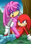  anal anthro archie_comics bbmbbf comic echidna female forest furry hetero julie-su knuckles_the_echidna male mobian mobius_unleashed outside palcomix penetration penis pussy riding sega sex sonic_(series) sonic_team sonic_the_hedgehog_(series) tail tree vaginal vaginal_penetration 