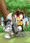  anthro archie_comics bbmbbf charmy_bee furry lupe_wolf mobius_unleashed palcomix sega sonic_(series) sonic_team sonic_the_hedgehog_(series) 
