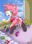  amy_rose anal_beads anthro bbmbbf dildo female furry hedgehog mobius_unleashed palcomix panties pussy sega sex_toy sonic_(series) sonic_team sonic_the_hedgehog_(series) underwear 