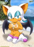  anthro bat bbmbbf beach boots breasts female furry looking_at_viewer mobian mobius_unleashed nude palcomix pose pussy rouge_the_bat seaside sega sonic_(series) sonic_team sonic_the_hedgehog_(series) 