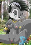  anthro archie_comics bbmbbf canine clitoris female forest furry looking_at_viewer lupe lupe_wolf mobius_unleashed nude palcomix plump_labia pussy sega sitting solo sonic_(series) sonic_team sonic_the_hedgehog_(series) spreading tree wolf 