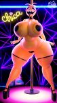 animated animatronic cyanu dancing female_only fishnets five_nights_at_freddy&#039;s no_sound pervertguy341 tagme toy_chica toy_chica_(fnaf) webm