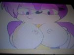  breasts eyelashes sonia_the_hedgehog sonic_(series) tagme 