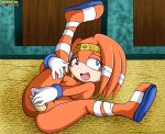  anthro bbmbbf bed breasts dildo echidna female furry looking_at_viewer masturbation mobius_unleashed nude palcomix pussy sega sex_toy solo sonic_(series) sonic_team sonic_the_hedgehog_(series) spreading tikal_the_echidna 